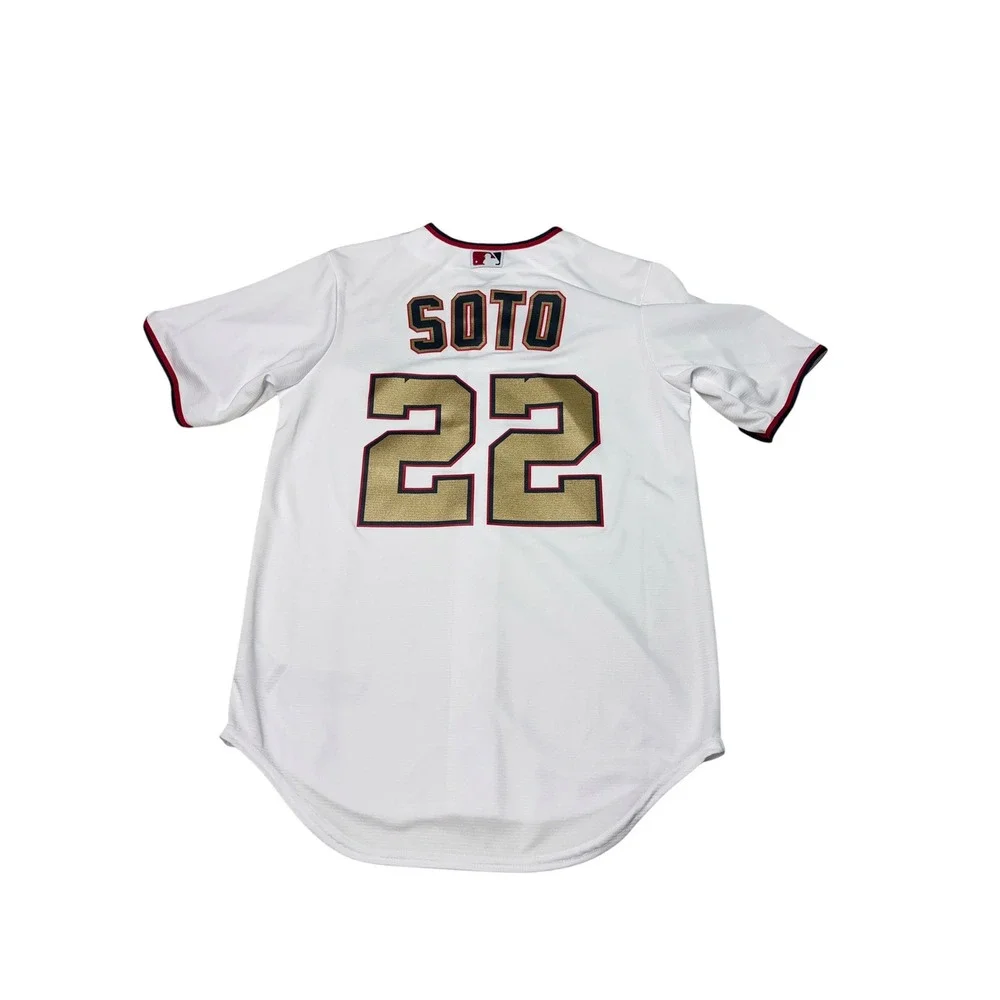 Nike Washington Juan Soto 22 World Series 2019 Champions Jersey White Men S